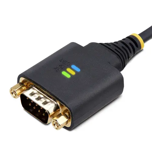 Cable Adaptador USB a 2 Puertos Serie de 60cm - Cable Conversor USB a Serial - Retención COM - FTDI - Protección ESD Nivel 4 - Tornillos Intercambiables -Win/macOS/ChromeOS/Linux - Imagen 7