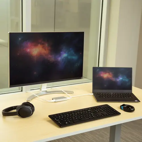 Adaptador Multipuertos USB-C - Docking Station Portátil USB-C 4K HDMI - Entrega de Potencia 60W - GbE - Hub 2x USB-A 3.0- Mini Dock Portátil USB C para Portátiles - Blanco - Imagen 5