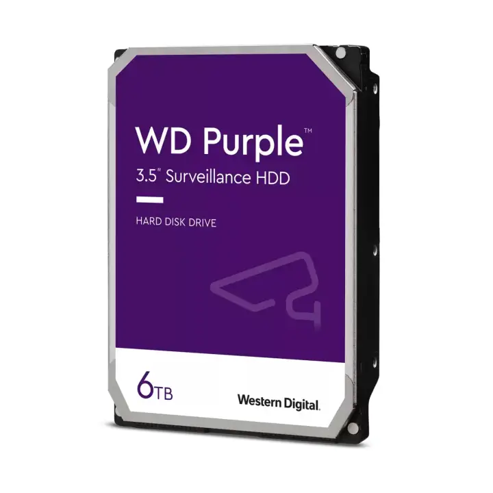 Purple disco duro interno 6 TB 5400 RPM 256 MB 3.5" Serial ATA III
