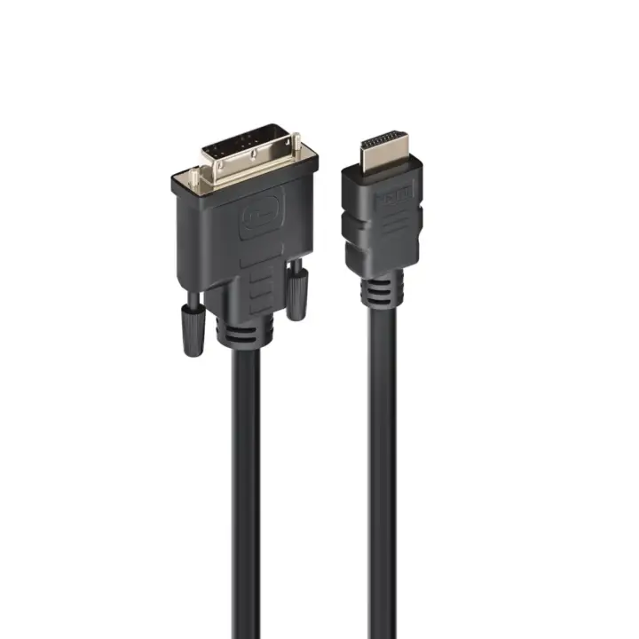 EC1350 adaptador de cable de vídeo 2 m HDMI tipo A (Estándar) DVI-D Negro