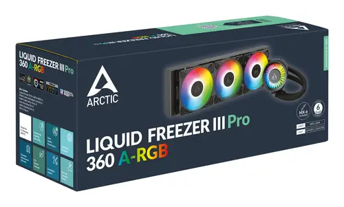 Liquid Freezer III Pro 360 A-RGB Procesador Kit de refrigeración líquida 12 cm Negro 1 pieza(s) - Imagen 6