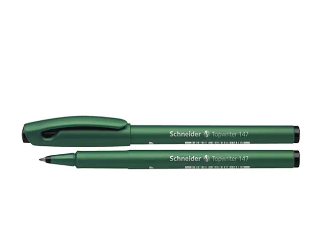 Topwriter 147 rotulador de punta fina Negro 10 pieza(s)