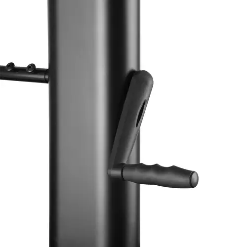 Soporte de Suelo ECO con Ruedas y Manivela, Bandeja para DVD y Soporte de Cámara para Monitor/TV 100Kg de 60-100, Negro - Imagen 4