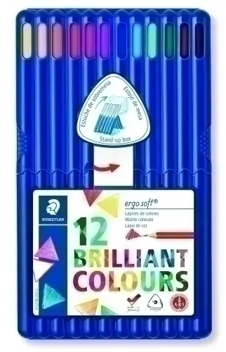 LAPICES COLOR STAEDT.157 ERGOSOFT BOX 12