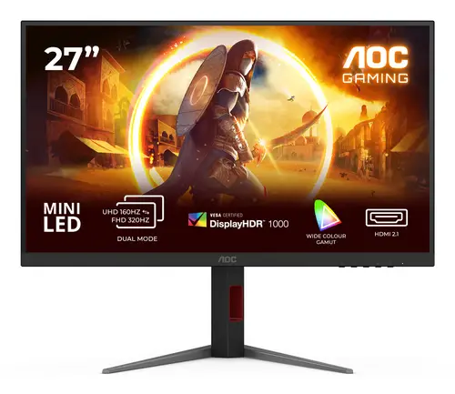 G4 U27G4XM pantalla para PC 68,6 cm (27") 3840 x 2160 Pixeles 4K Ultra HD LED Negro, Rojo - Imagen 1