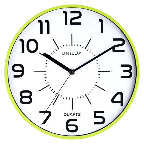 POP Pared Quartz clock Alrededor Verde