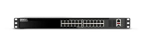 QSW-M3224-24T switch Gestionado L3 10G Ethernet (100/1000/10000) 1U Negro, Plata - Imagen 1
