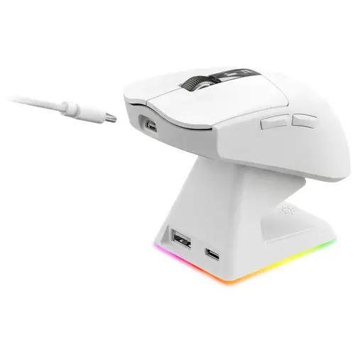 MMWELITEW ratón Juego Mano derecha Bluetooth Óptico 20000 DPI - Imagen 3