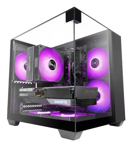 MC-VISIONM Mini Tower Negro - Imagen 2