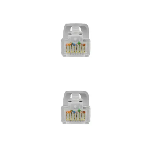 Cable de red latiguillo RJ45 LSZH Cat.6A UTP AWG24, Gris, 0.5 m - Imagen 3