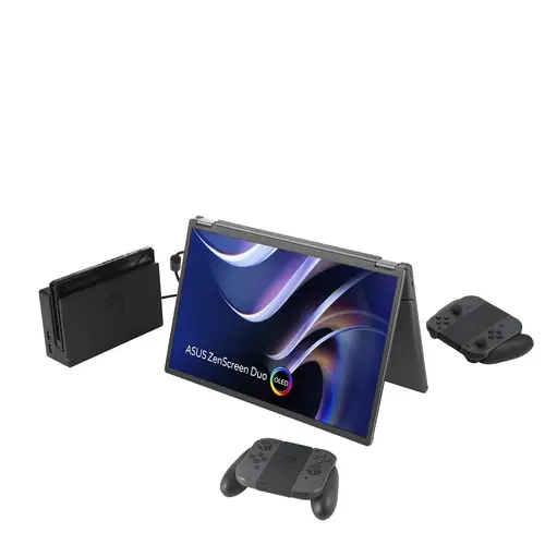 ZenScreen Duo OLED MQ149CD pantalla para PC 35,6 cm (14") 1920 x 1200 Pixeles WUXGA Plata - Imagen 6