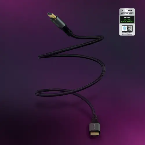 Cable HDMI 2.1 Certificado ULTRA HIGH SPEED A/M-A/M, Negro, 2 m - Imagen 6
