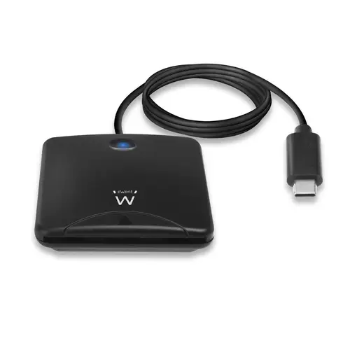 EW1055 lector de tarjeta inteligente Interior USB USB 3.2 Gen 1 (3.1 Gen 1) Negro - Imagen 2