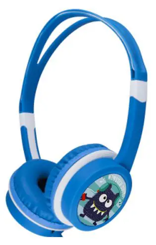 MHP-JR-B auricular y casco Auriculares Alámbrico Diadema Música Azul