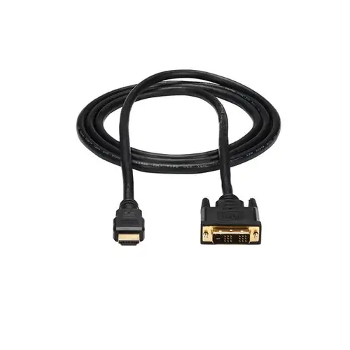 Cable Adaptador Conversor HDMI a DVI-D de 1,8m - Macho a Macho - Convertidor de Vídeo - Negro - Imagen 5