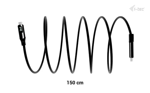 Thunderbolt 4/USB4 Class Pro Cable 240W with LCD (40 Gbps, 150 cm) - Imagen 3