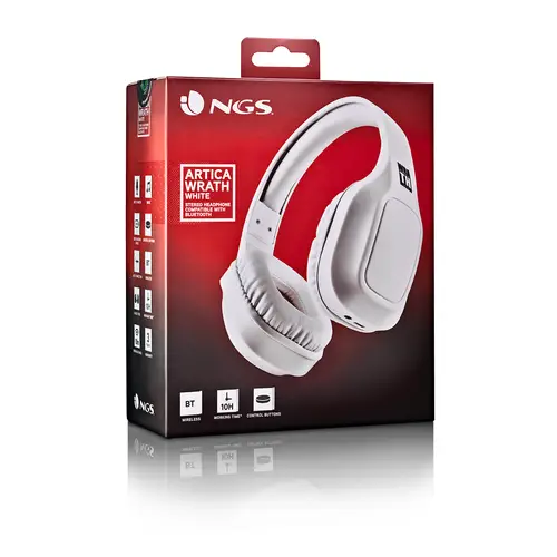 ARTICA WRATH Auriculares Inalámbrico y alámbrico Diadema Llamadas/Música USB Tipo C Bluetooth Blanco - Imagen 9
