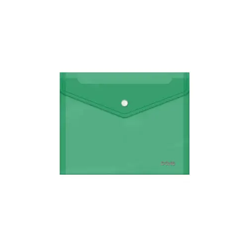 SOBRES POLIPROPILENO BROCHE VERDE A5 APAISADO 215X170 DOHE 91486