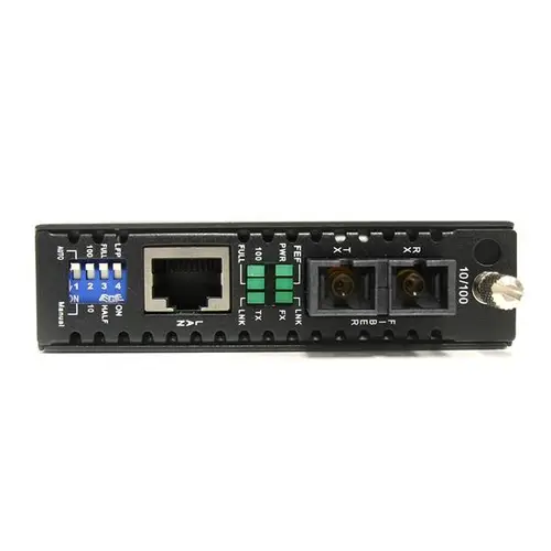 Conversor de Medios Ethernet 10/100 Mbps a Fibra Multi Modo Conector SC -2km - Imagen 2