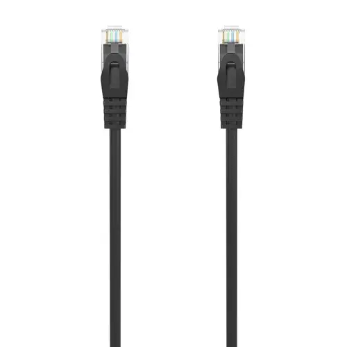Cable de Red Latiguillo RJ45 LSZH Cat.6A 500 Mhz UTP AWG24, Negro, 3.0M - Imagen 1