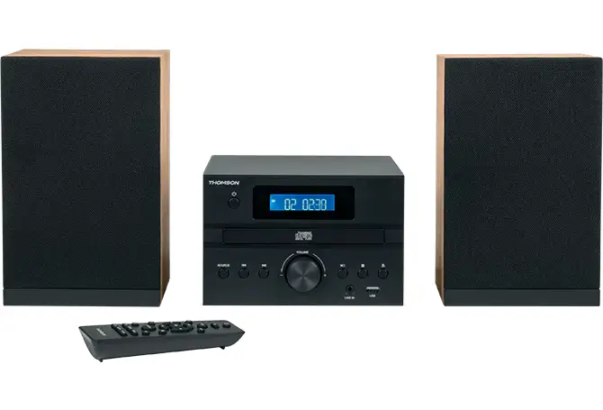 MIC122BT Microcadena de música para uso doméstico 10 W Negro, P..