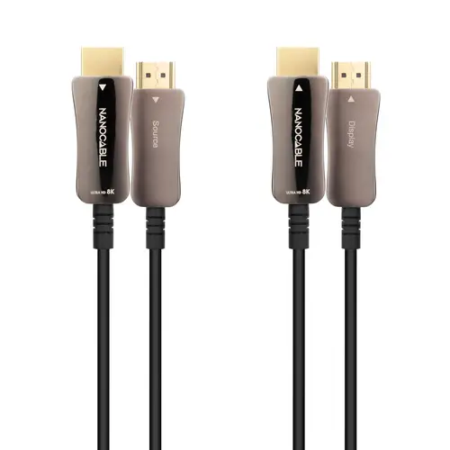 Cable HDMI V2.1 AOC 8K@60Hz 4K@120Hz 48Gbps A/M-A/M, Negro, 15 m - Imagen 2