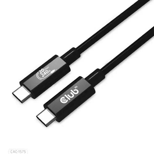 CAC-1575 cable USB USB4 Gen 2x2 2 m USB C Negro - Imagen 2
