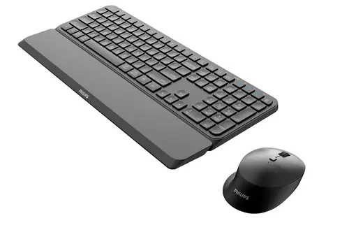 6000 series SPT6607B/16 teclado Ratón incluido Universal RF Wireless + Bluetooth Negro - Imagen 3