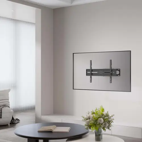 Soporte eco giratorio, inclinable y nivelable para monitor/TV 40kg de 37-80, Negro - Imagen 4