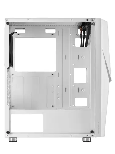 MC777W, Caja PC Gaming, Infinity Mirror ARGB, Cristal Templado, 2xVentilador Chroma ARGB, Blanco - Imagen 7