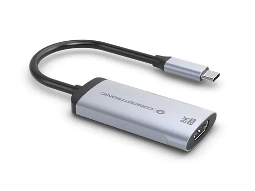 ABBY23G Adaptador gráfico USB 7680 x 4320 Pixeles Plata - Imagen 2
