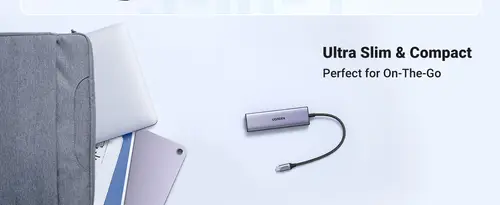 15596 base para portátil y replicador de puertos Alámbrico USB 3.2 Gen 1 (3.1 Gen 1) Type-A + Type-C Aluminio - Imagen 3