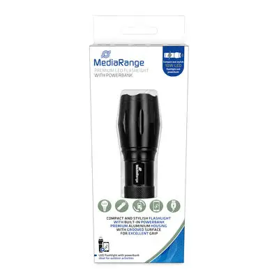 MR735 linterna Negro Linterna de mano LED