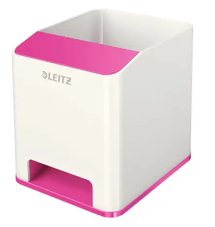 53631023 porta lápices Poliestireno Rosa, Blanco