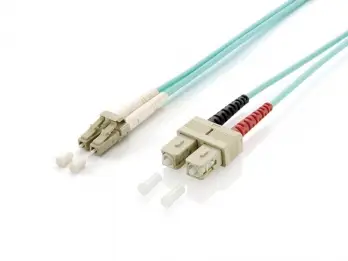 255316 Cable de fibra óptica e InfiniBand 10 m LC SC Turquesa