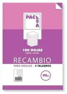 RECAM. PACSA 100H A4 LISO 4TALAD. 90GR 21268