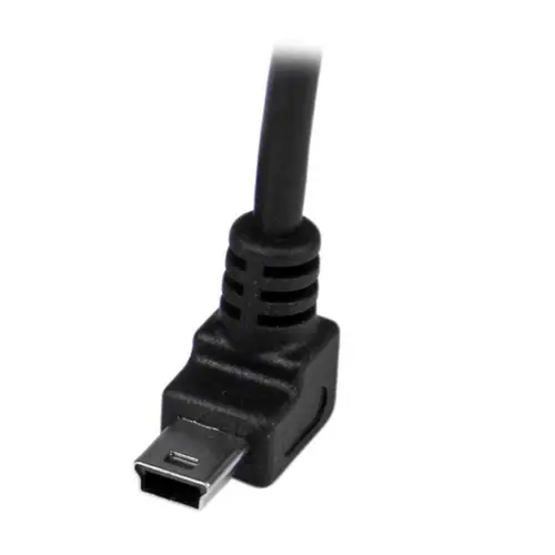 Cable Adaptador 1m USB A Macho a Mini USB B Macho Acodado en Ángulo hacia Arriba - Imagen 4