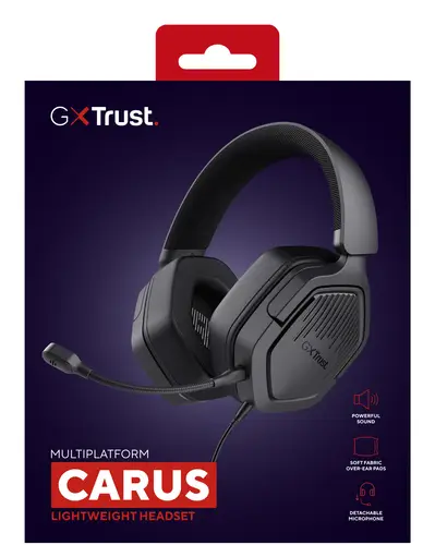 GXT492 Carus Auriculares Alámbrico Diadema Juego Negro - Imagen 8