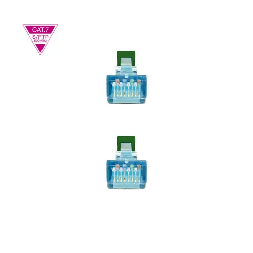 Cable de Red Cat.7 600MHZ LSZH SFTP PIMF AWG26, Verde, 2 m - Imagen 3