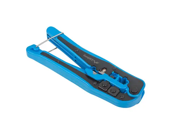 NT-0202 crimpadora Herramienta para prensar Negro, Azul
