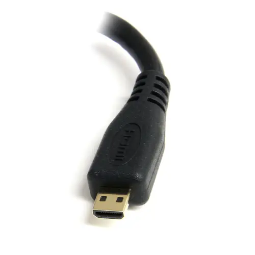 Adaptador Micro HDMI a HDMI - Vídeo 4K 30Hz -Cable Adaptador Dongle Micro HDMI Tipo D de Alta Velocidad a HDMI 1.4 - para Monitores o TV HDMI Ultra HDs - Macho a Hembra - Imagen 3