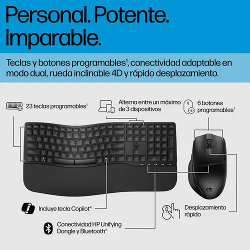 Combo de teclado y ratón de modo dual 685 Comfort - Imagen 2