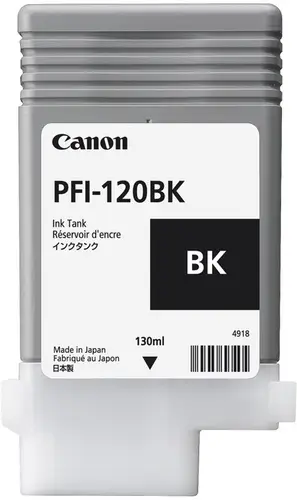 PFI-120BK cartucho de tinta 1 pieza(s) Original Negro - Imagen 1