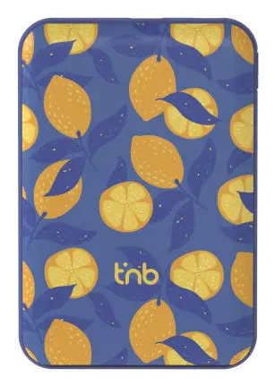 PBUMAG5LEM batería externa Polímero de litio 5000 mAh Cargador inalámbrico Azul, Amarillo