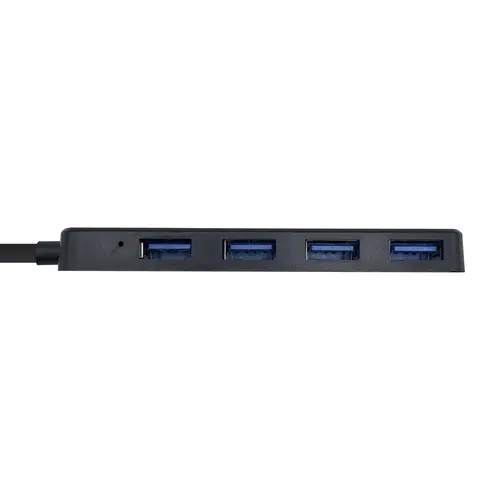Hub USB 3.0, Tipo A/M - 4 x Tipo A/H, Negro, 30 cm - Imagen 2