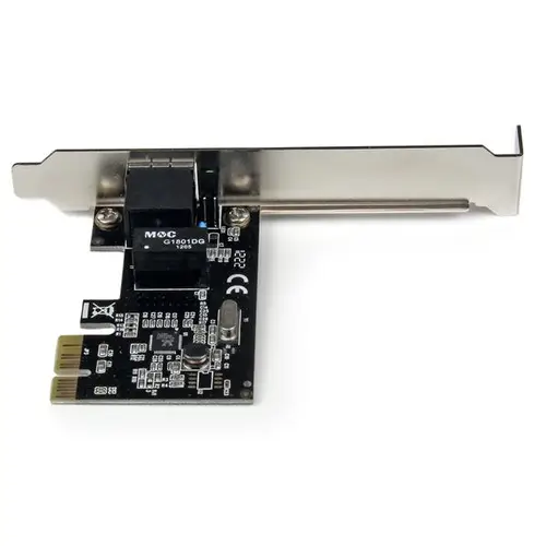 Adaptador Tarjeta de Red NIC PCI Express PCI-e de 1 Puerto Gigabit Ethernet - 1x RJ45 Hembra - Perfil Doble - Imagen 3