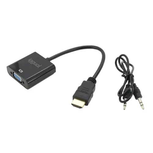 Adaptador HDMI a VGA + audio (3.5 mm) - Imagen 3