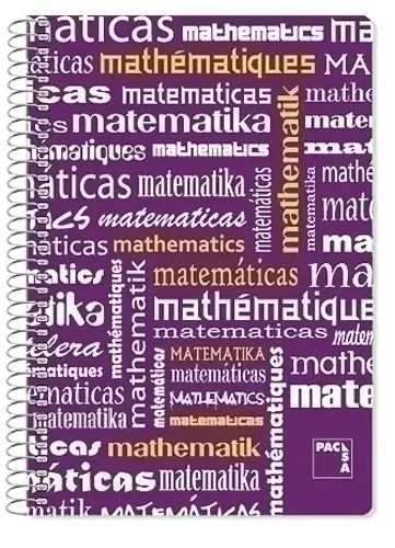 BLOCK PACSA ASIGNAT. Fº 80h CD.4 MATEMAT - Pack de 4 unidades