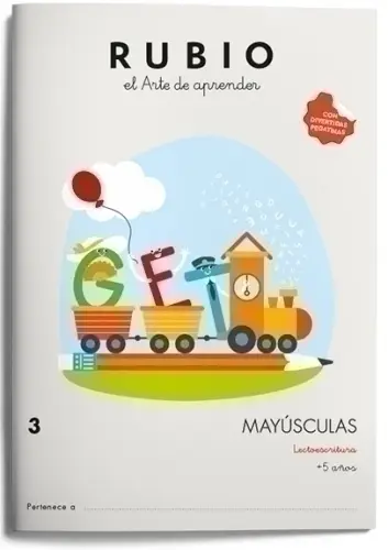CUADERNO RUBIO MAYUSCULAS 3 - Pack de 10 unidades