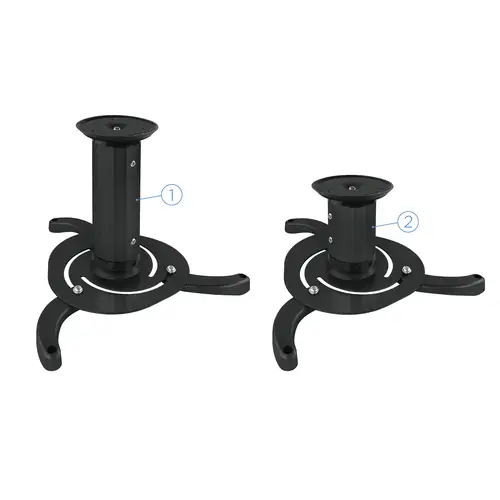 SOPORTE UNIVERSAL DE TECHO GIRATORIO 360º PARA PROYECTOR NEGRO - Imagen 2